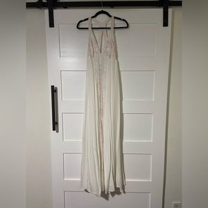 White Embroidered Maxi Dress